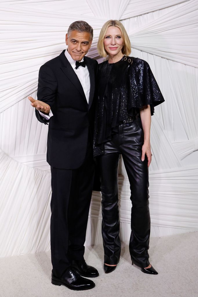 George Clooney and Cate Blanchett attend the 2024 Albie Awards 