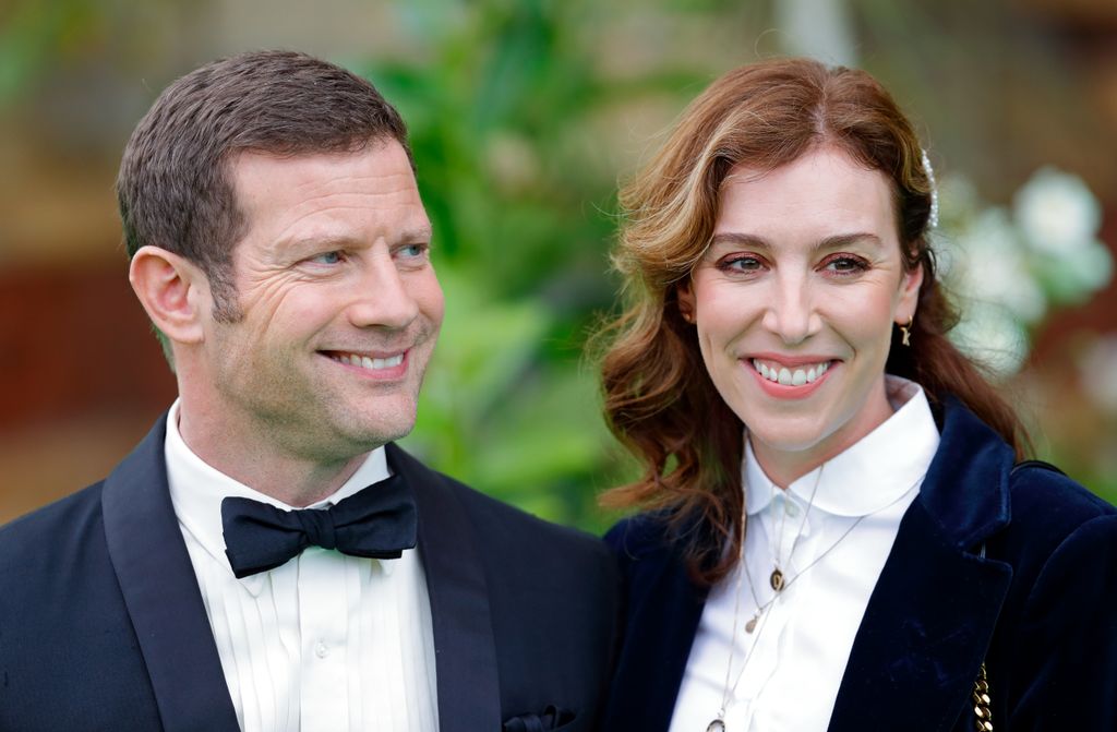 Dermot O'Leary and Dee Koppang attend the Earthshot Prize 2021 at Alexandra Palace on October 17, 2021 in London, England