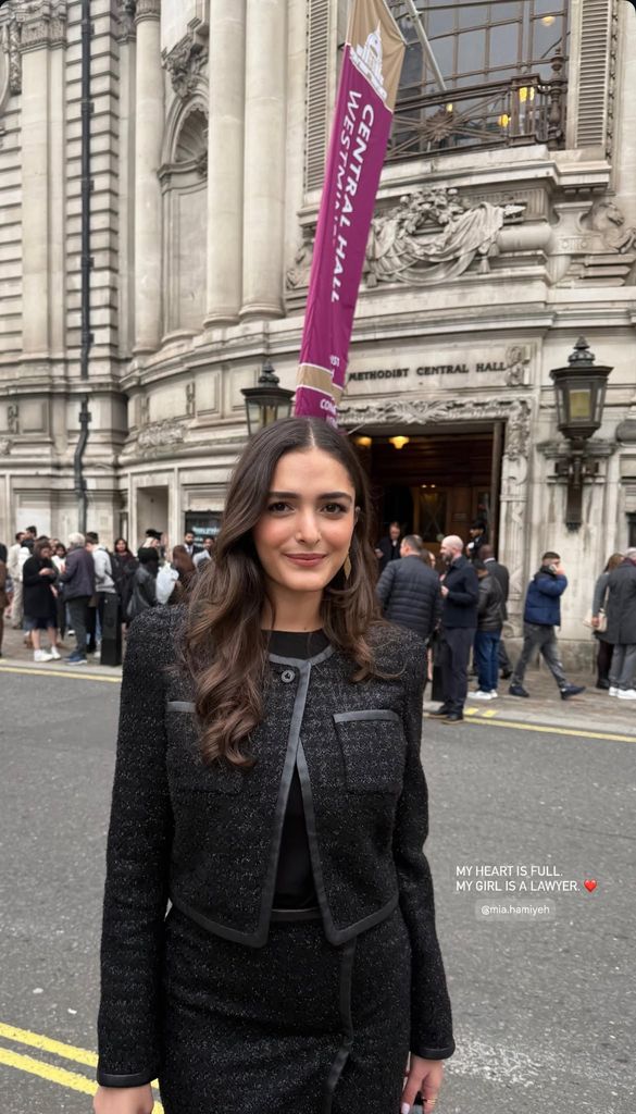 Mia and her mother, Tala, bear a striking resemblance to the human rights lawyer