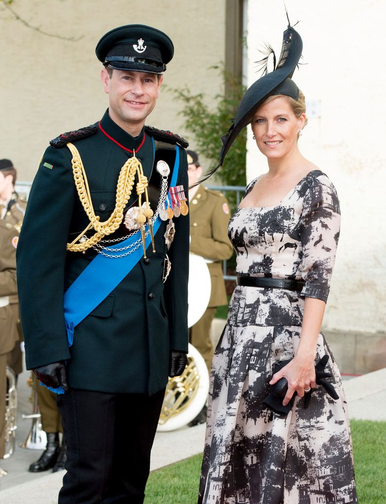 Sophie and Edward attended Prince Guillaume of Luxembourg's wedding in 2012