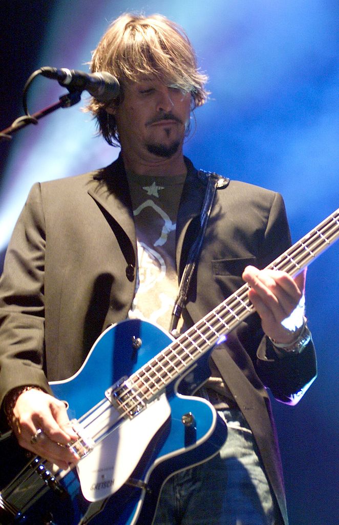 Charlie Colin during Train In Concert at the Hammerstein Ballroom July 22, 2003 - New York at Hammerstein Ballroom in New York City, New York