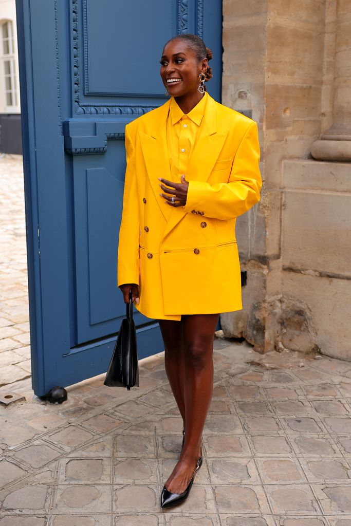 Jo-Issa Rae Diop attends the Marni Womenswear Spring/Summer 2024 show as part of Paris Fashion Week  on September 27, 2023 in Paris, France.