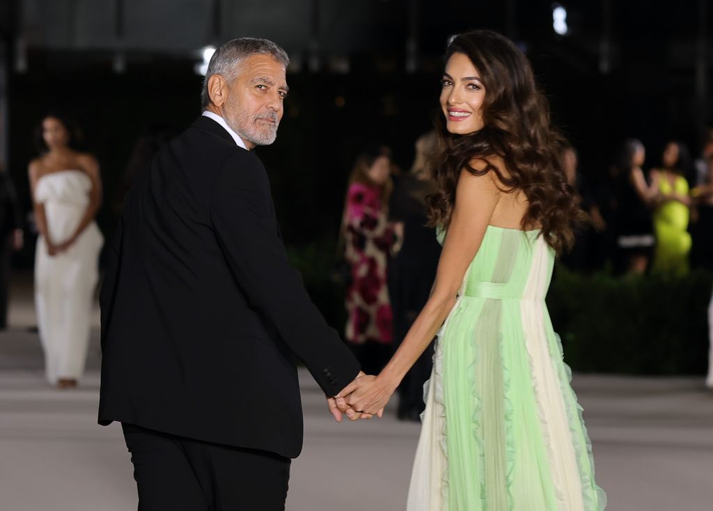 George Clooney and Amal Clooney attend the 2nd Annual Academy Museum Gala