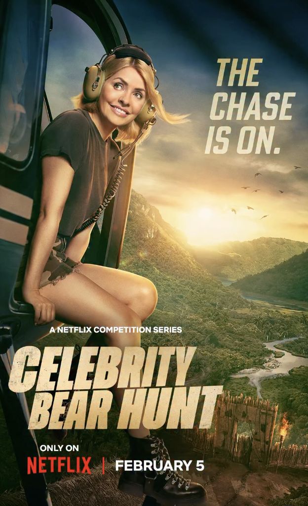 Holly Willoughby in Celebrity Bear Hunt promo poster