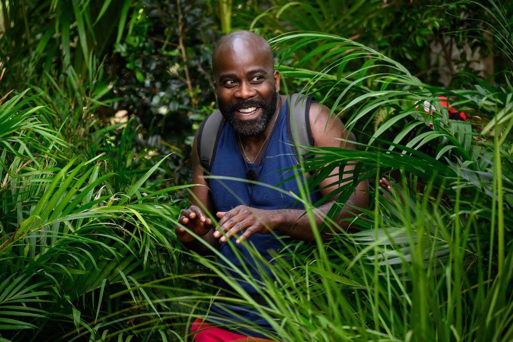 Melvin Odoom creeping through a jungle