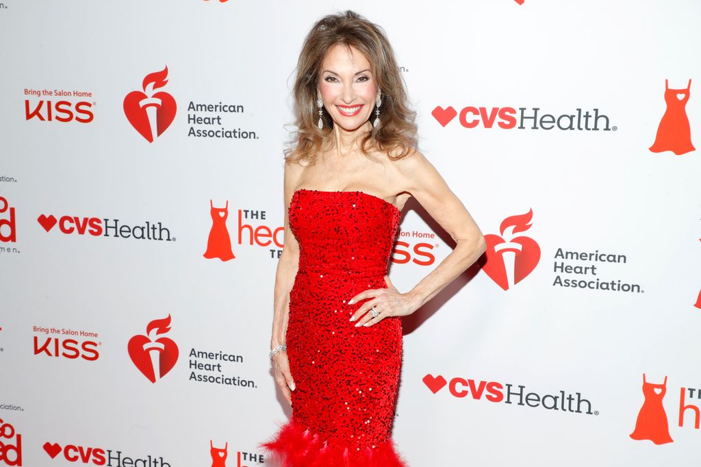 Susan Lucci attends The American Heart Association's Red Dress Collection Concert 2024