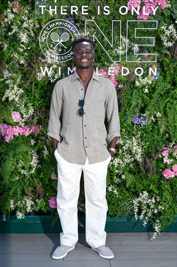 bukayo saka at wimbledon