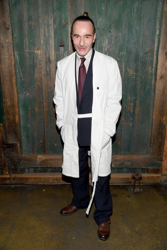 John Galliano attends Vogue's Forces of Fashion Conference in 2017