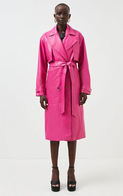 Karen Millen pink coat