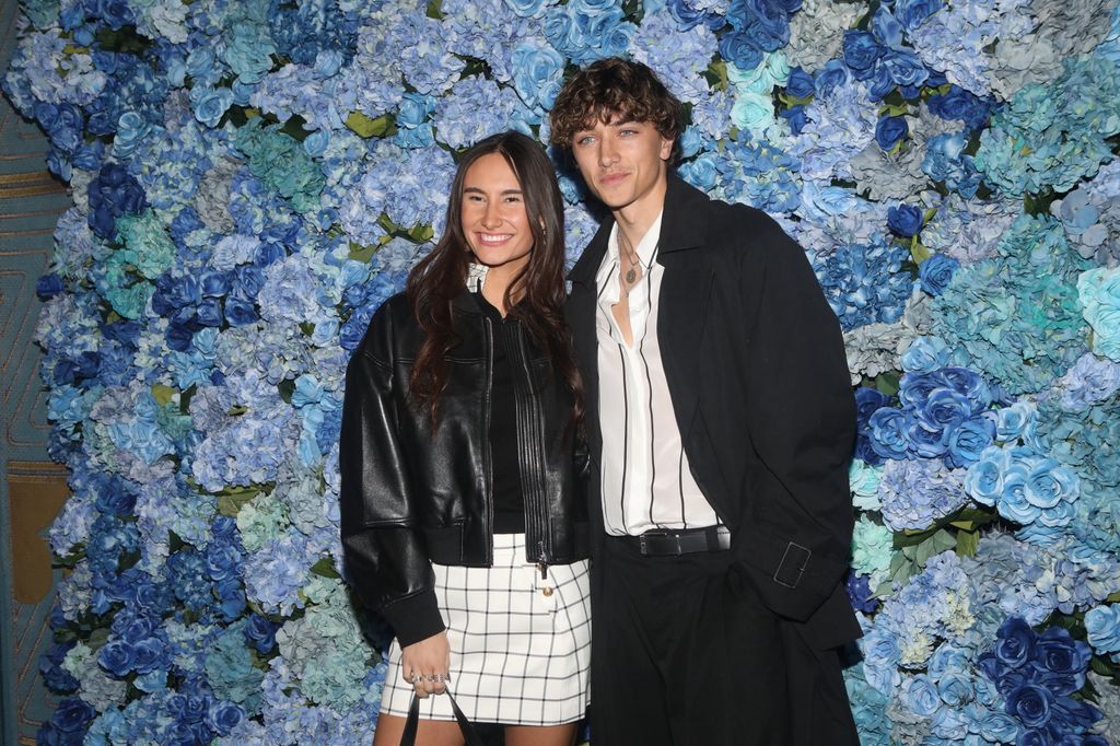 Gavin Casalegno and Cheyanne Casalegno at New York Fashion Week