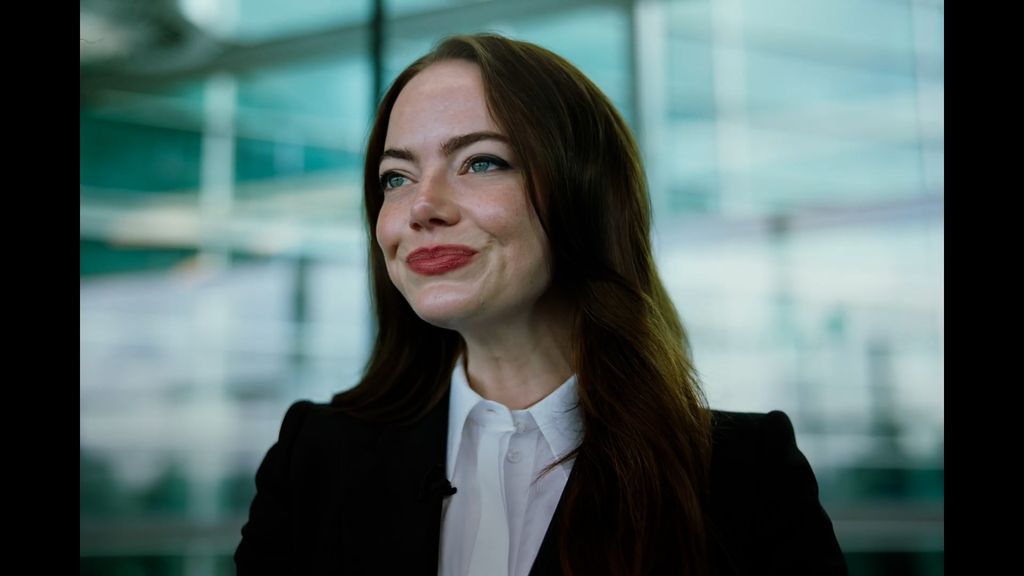 Emma Stone plays a CEO in Bugonia