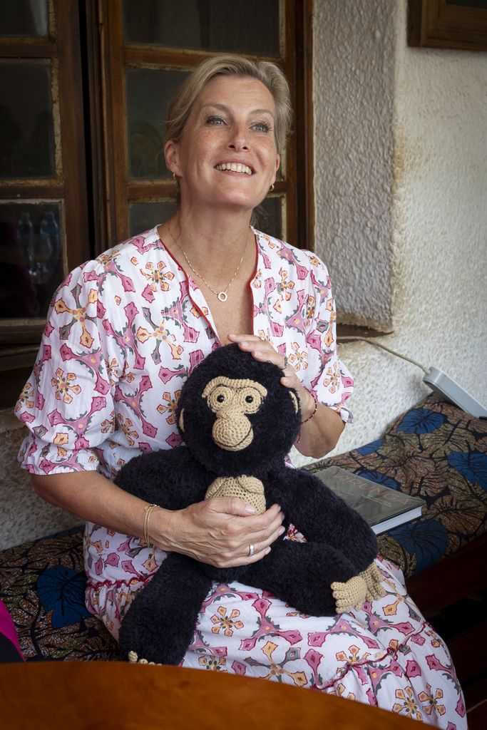 Duchess Sophie of Edinburgh during visit to Democratic Republic of Congo