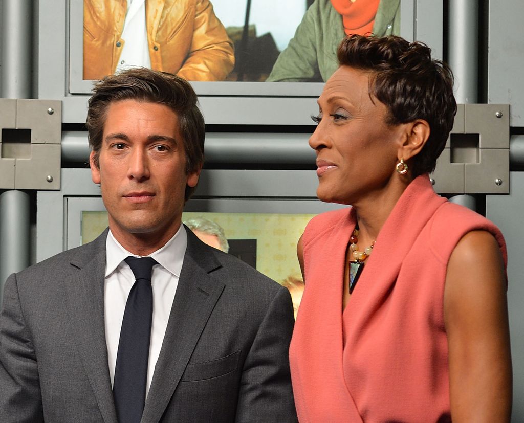 David Muir with Robin Roberts