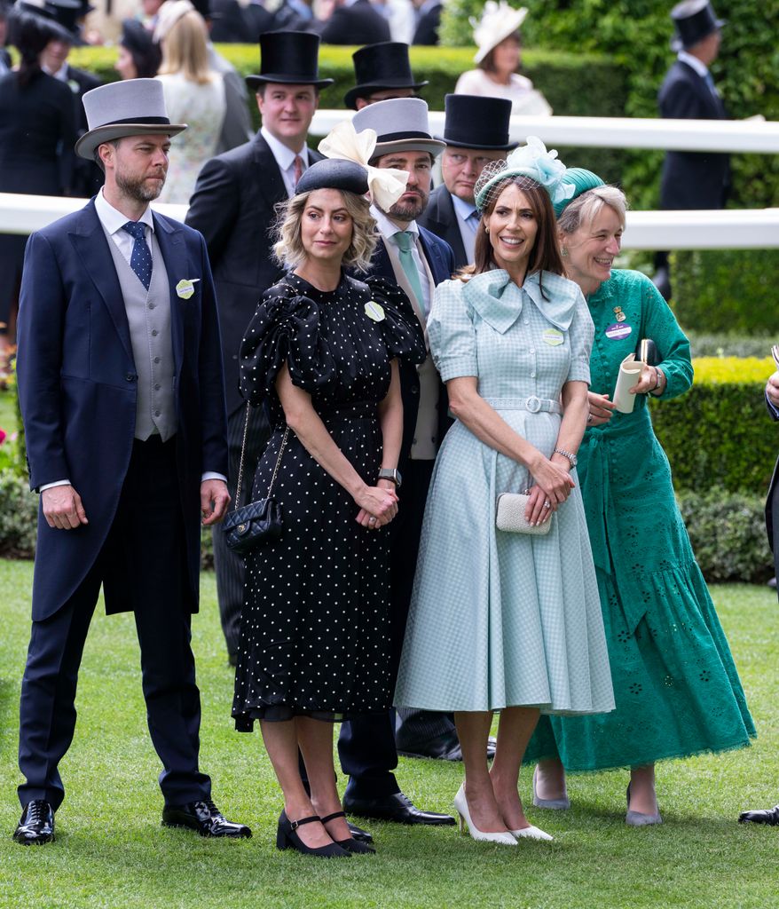  Alex Jones attends day five of Royal Ascot 2024 at Ascot Racecourse on June 22, 2024 in Ascot, England