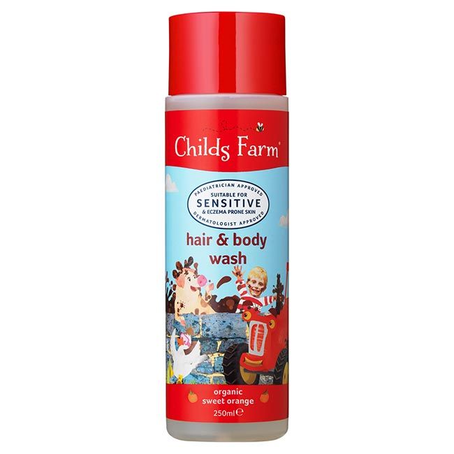 Childs Farm hair and body wash
