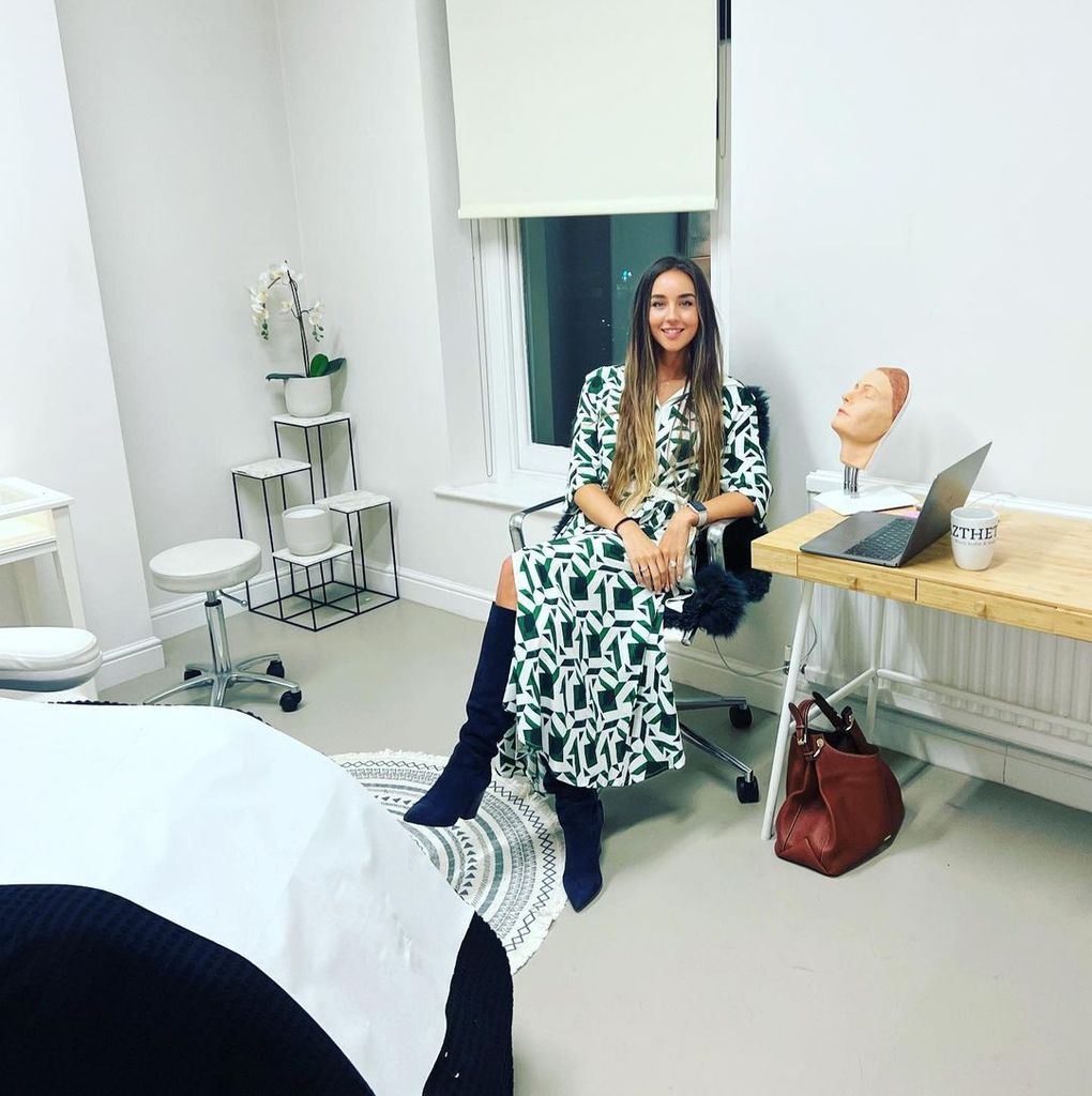 Emily Andre in her brother's clinic