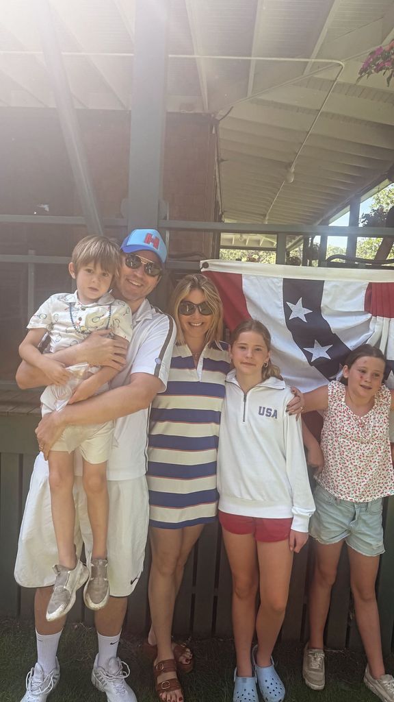 Jenna Bush Hager is all legs during beach day celebrating July 4th with family