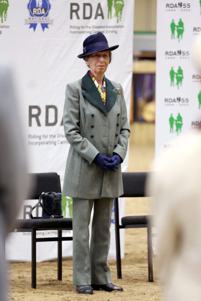 Princess Anne visits the Riding for the Disabled Association (RDA) National Championships at Hartpury University and Hartpury College