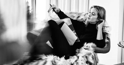ivanka trump reading newspaper