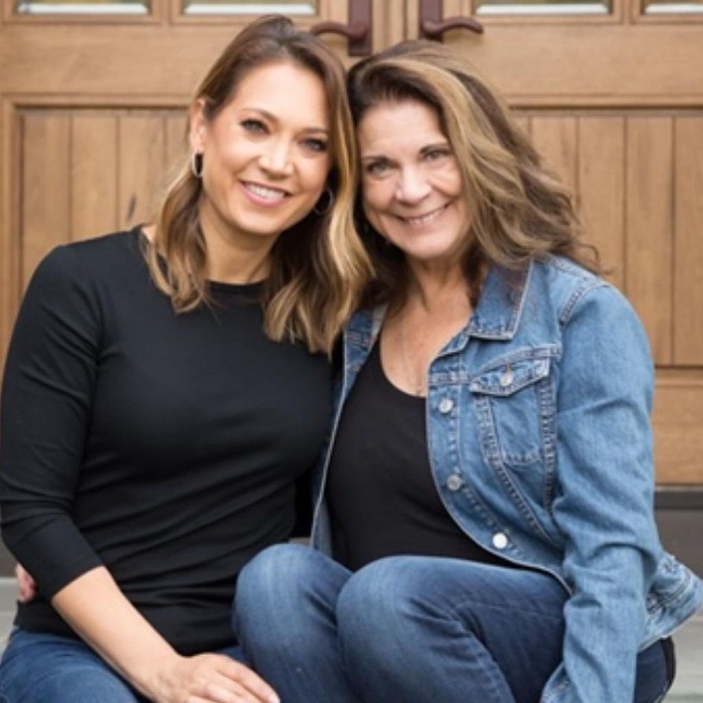 Ginger Zee and her mom smiling for a photo
