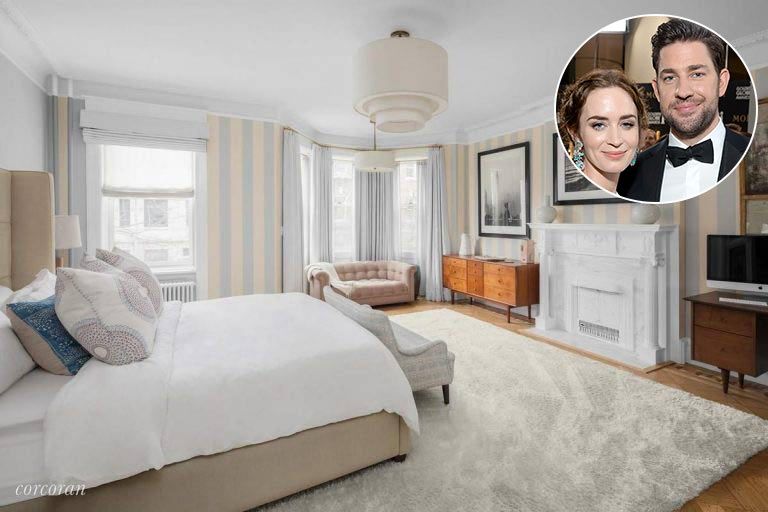 7 John Krasinski Emily Blunt house bedroom