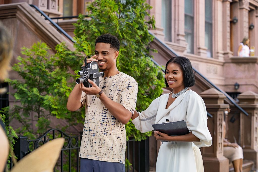 Keith Powers as Eric and Gabrielle Union as Jenna in The Perfect Find