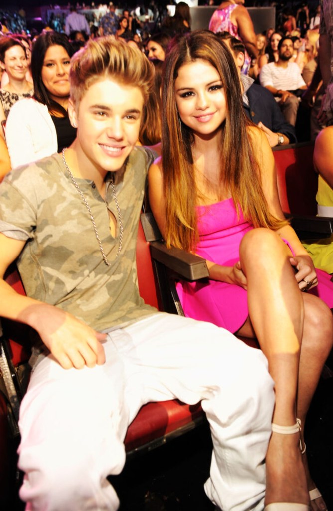 Justin Bieber sat with Selena Gomez