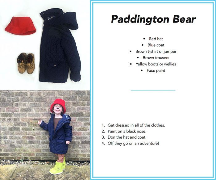 paddington bear costume