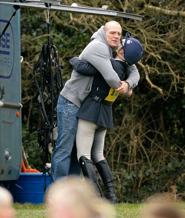 zara and mike tindall lifted up