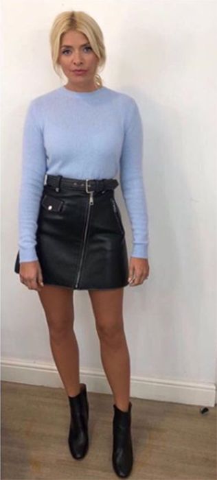 holly willoughby miniskirt