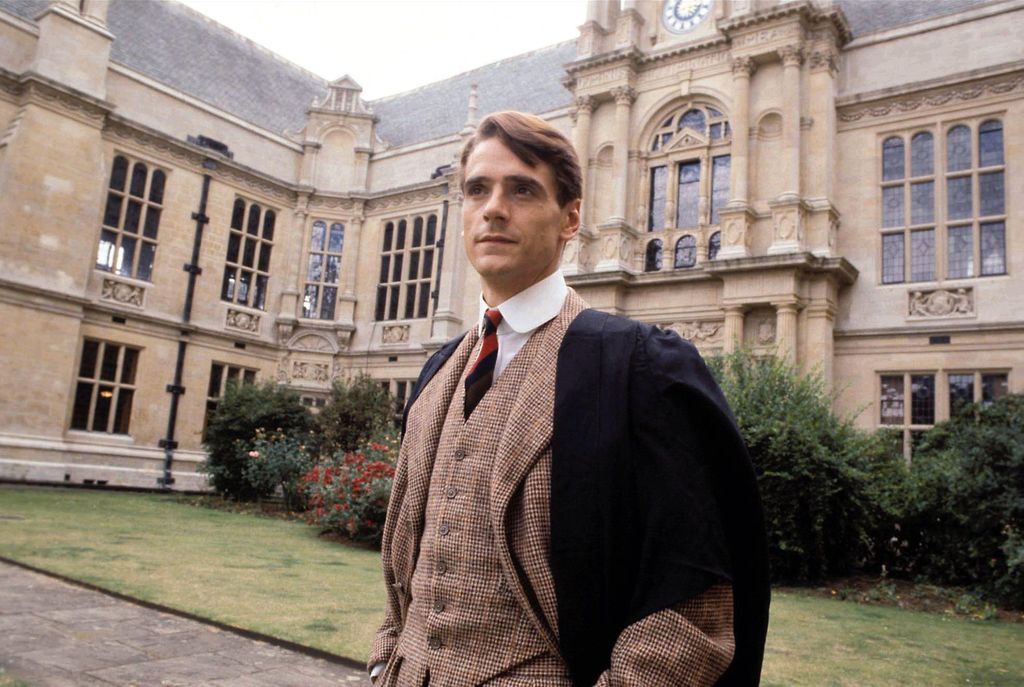 JEREMY IRONS, BRIDESHEAD REVISITED, 1981