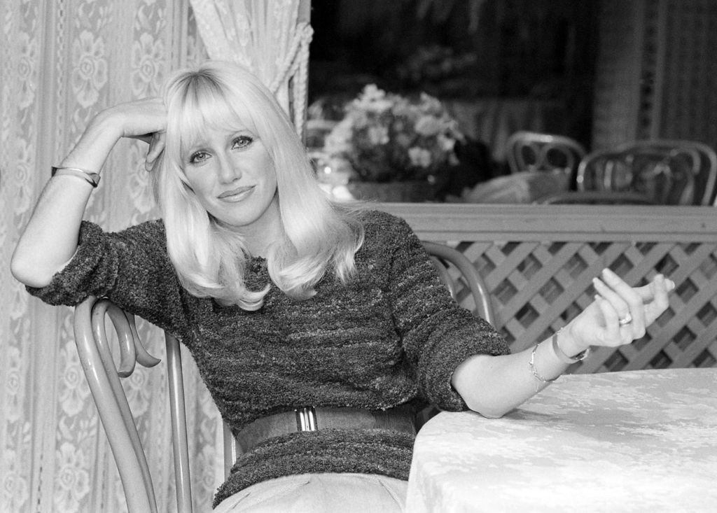 Suzanne Somers at her home in 1979 in the Marina Del Rey area of Los Angeles, California