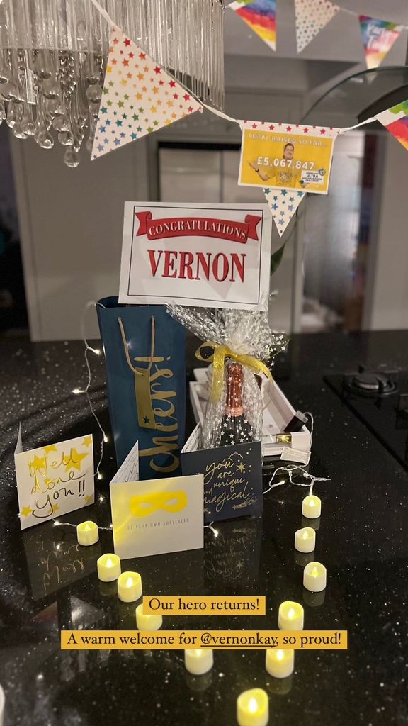 Tess prepared a selection of surprises for her husband Vernon