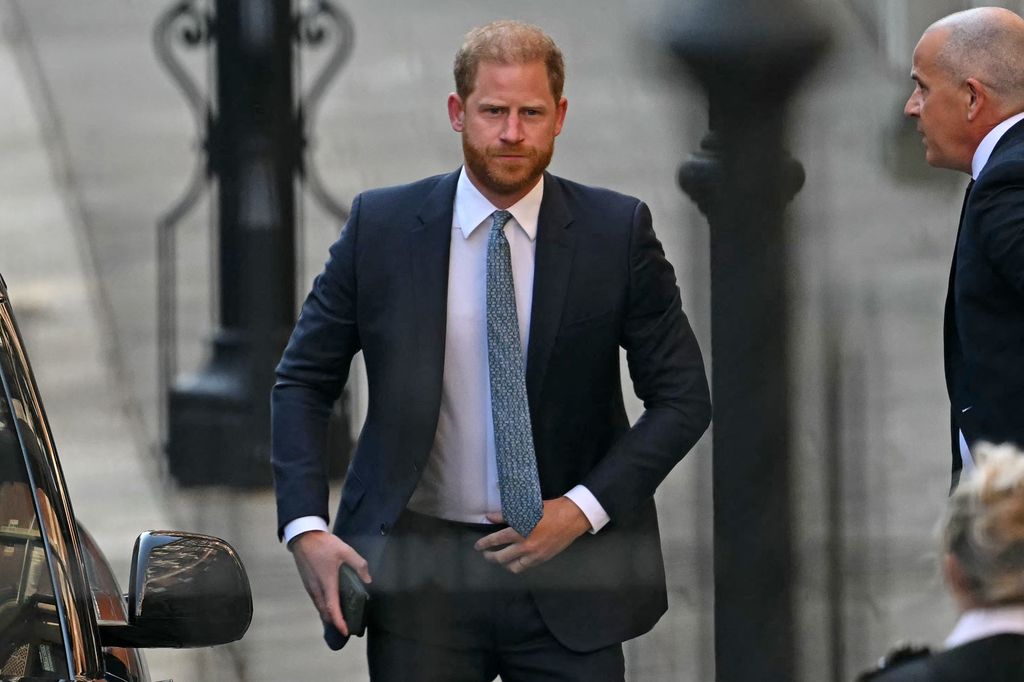 The royal arrived in London on Sunday