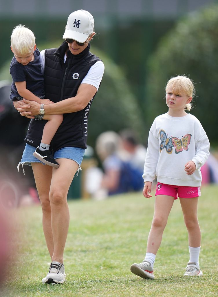 The royal mum with her two youngest children