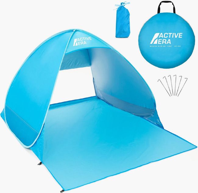 Active Era® Pop Up Beach Tent - Rated UPF 50+ for UV Sun