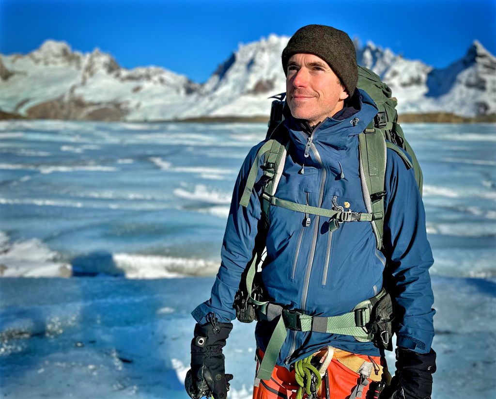 Simon Reeve on the South Patagonian Icefield in Wilderness with Simon Reeve