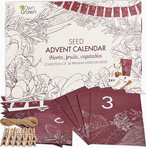 weird advent calendars for gardeners seeds