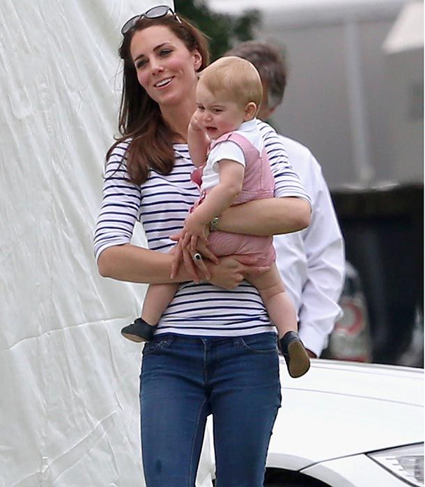 Prince George and Kate Middleton
