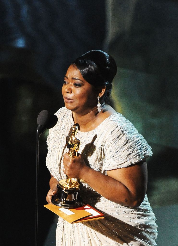 Octavia Spencer accepts the Best Supporting Actress Award for "The Help" onstage during the 84th Annual Academy Awards on February 26, 2012