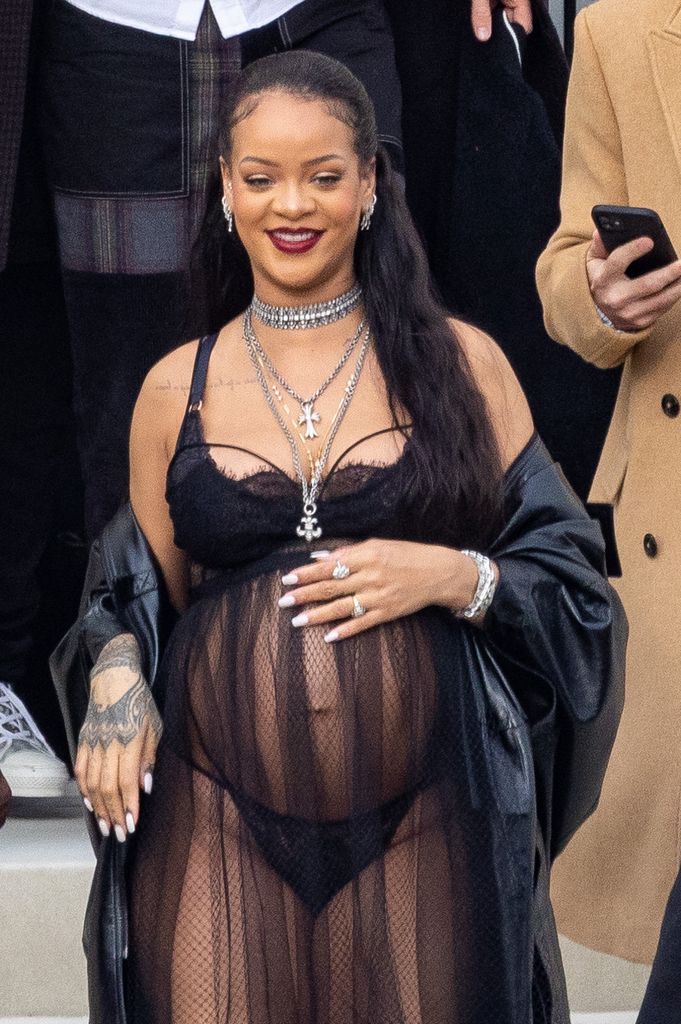 Singer Rihanna attends the Dior Womenswear Fall/Winter 2022/2023 show as part of Paris Fashion Week on March 01, 2022 in Paris, France.