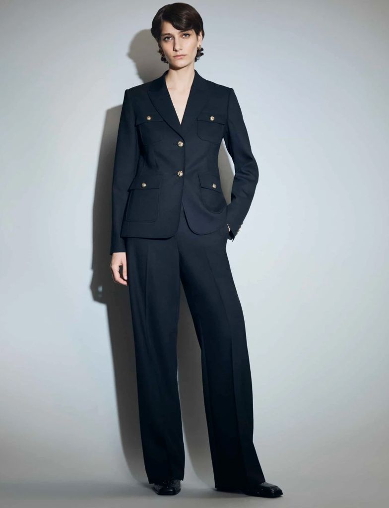 Hobbs 'Highclere' Wool Suit In Black