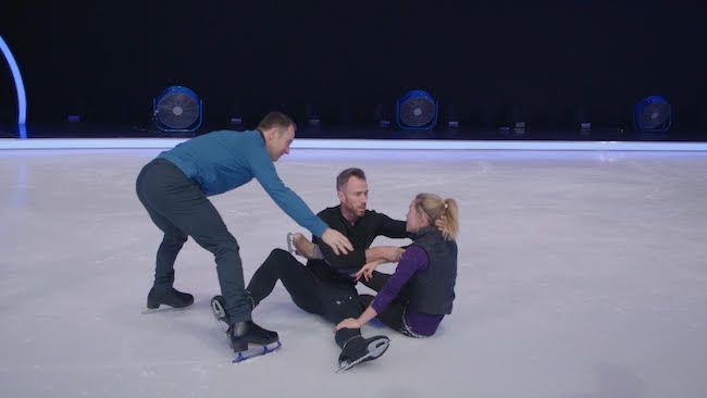 Dancing On Ice's James Jordan visibly upset as he drops partner in ...