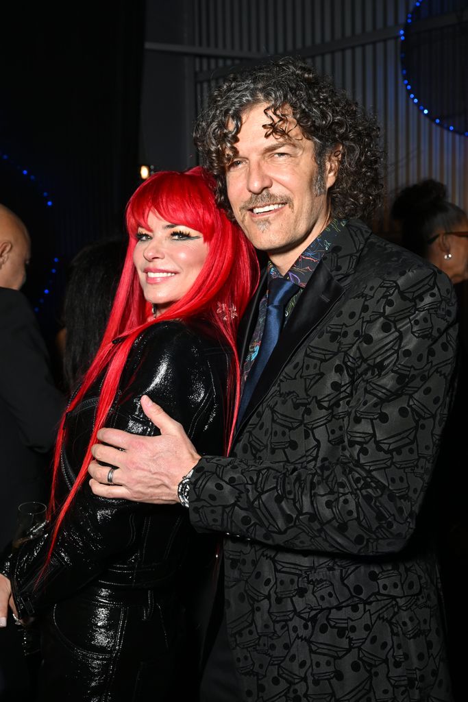 Shania Twain and Frédéric Thiébaud attend the Universal Music Group's 2023 After-Party Celebrating The 65th Annual Grammy Awards Presented By Coke Studio and Merz Aesthetics' Xperience+ at Milk Studios Los Angeles on February 5, 2023 in Los Angeles, California.