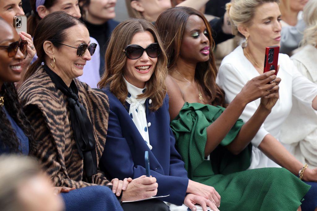 Victoria sat with June Sarpong at the Edeline Lee show