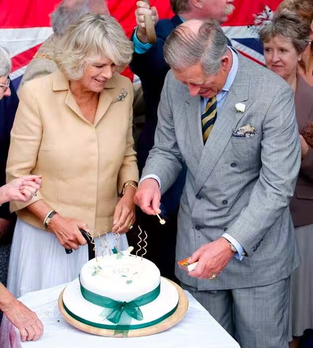 Royal themed birthday cake
