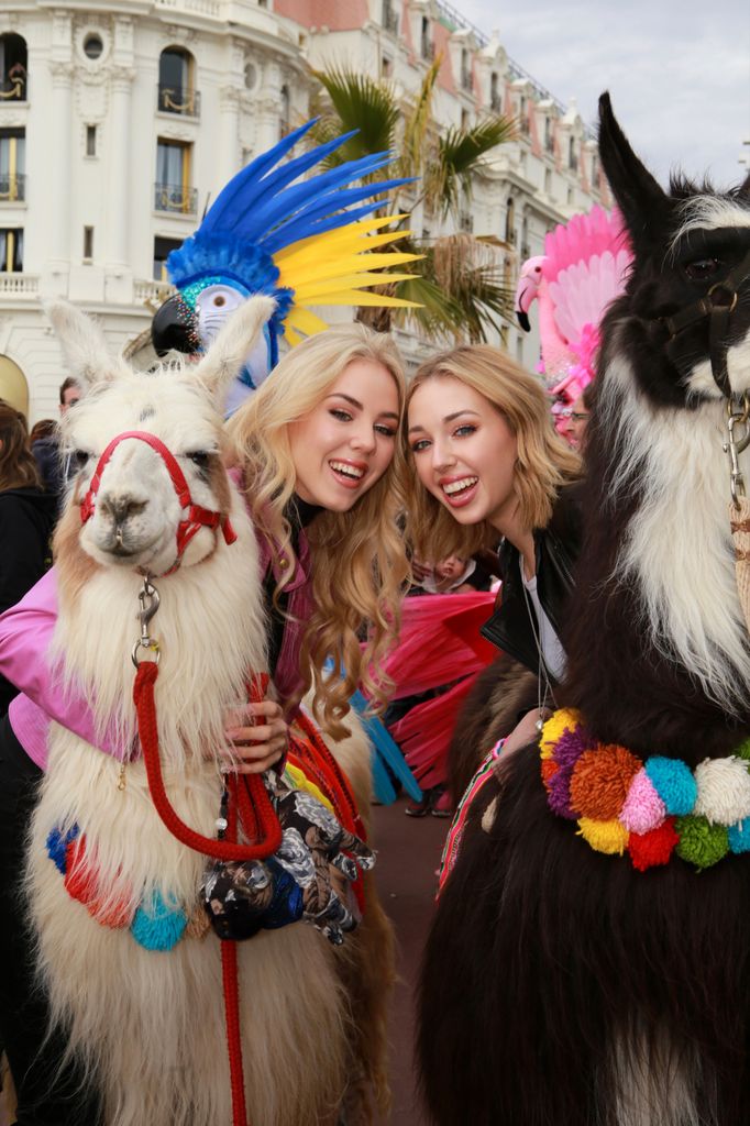 Princess Maria Chiara and Princess Maria Caroline in Monaco