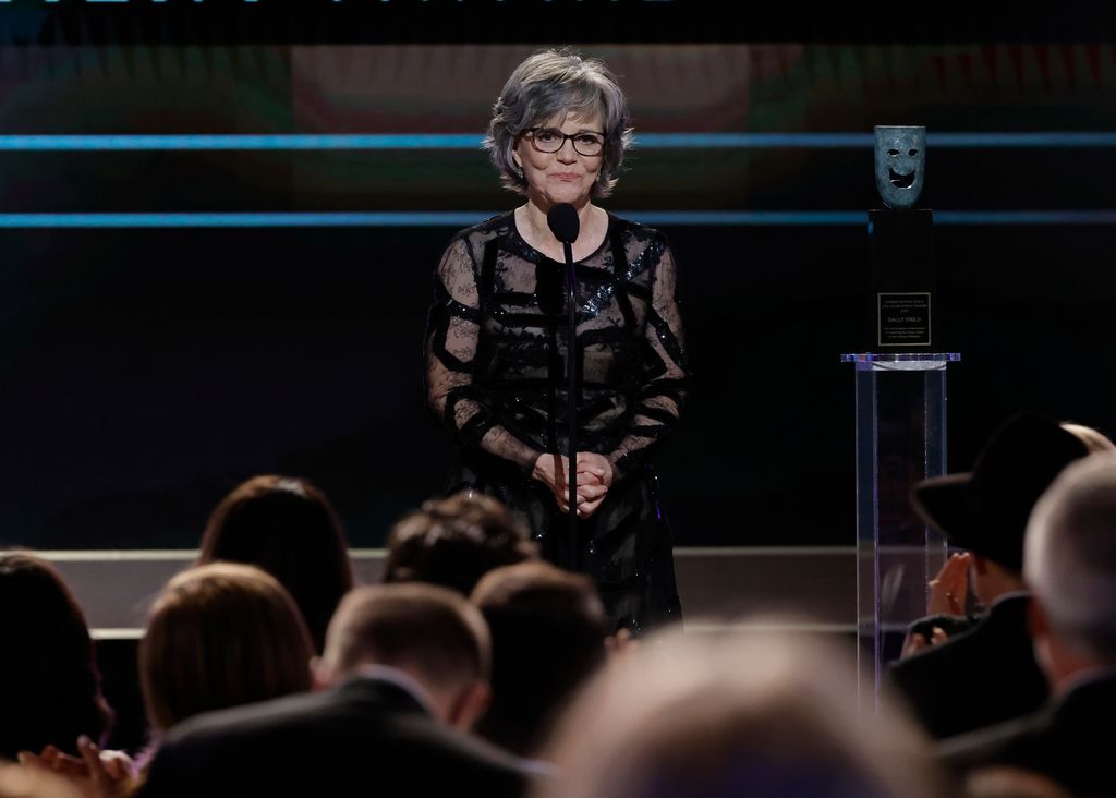 Honoree Sally Field accepts the SAG Life Achievement Award onstage during the 29th Annual Screen Actors Guild Awards at Fairmont Century Plaza on February 26, 2023 in Los Angeles, California