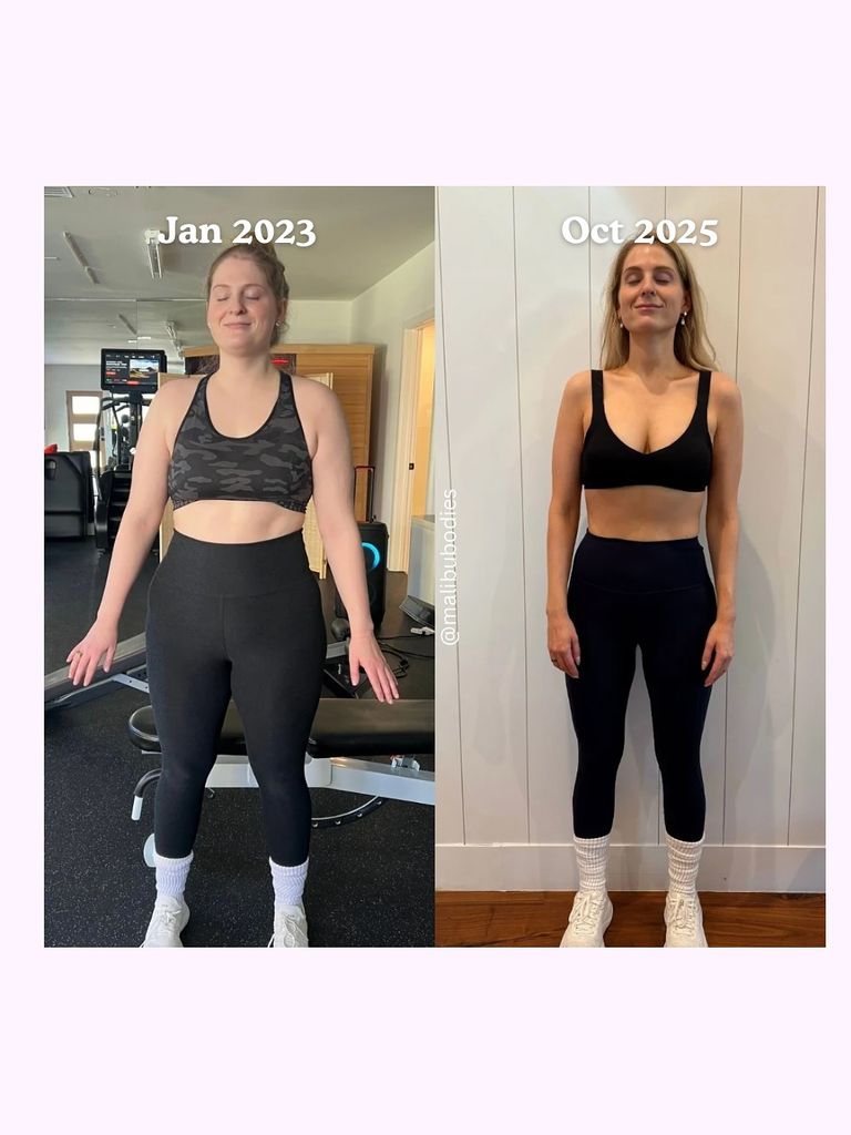 Meghan Trainor's personal trainer shared some before-and-after photos of her on social media
