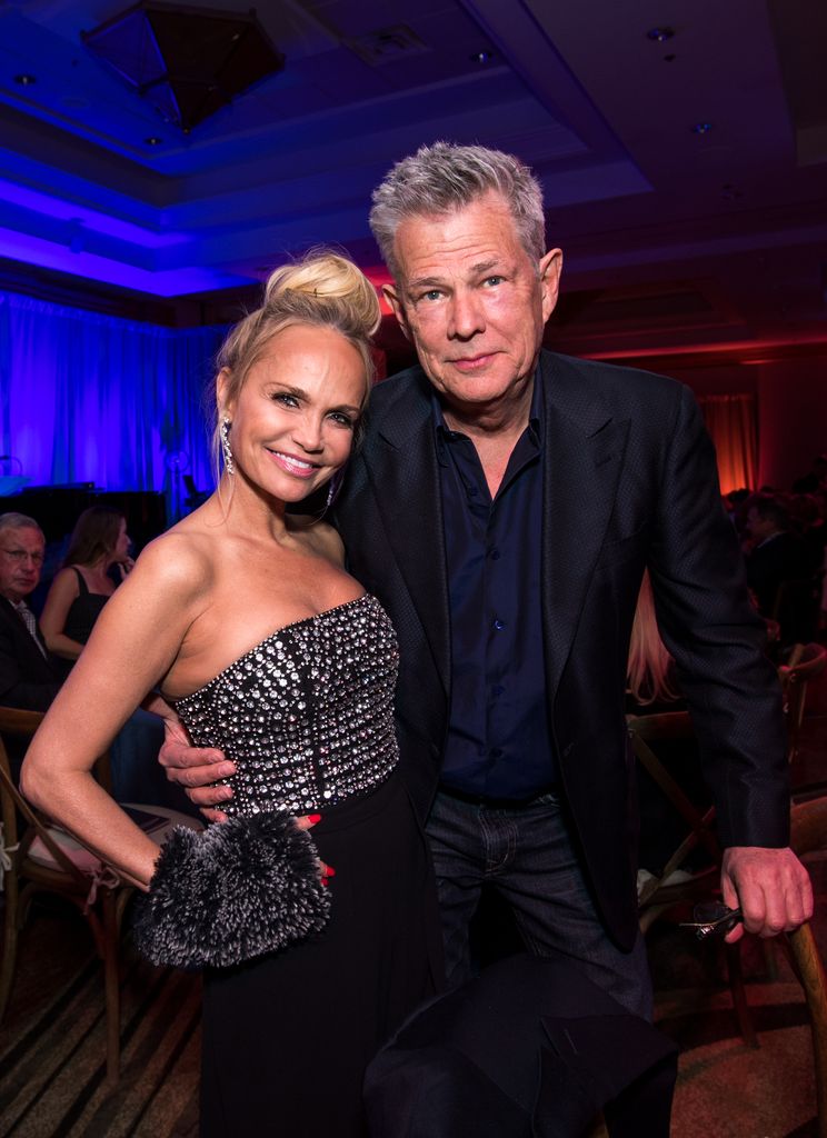 Kristin Chenoweth and David Foster attend the Celebrity Fight Night's Founders Club Dinner on March 9, 2018 in Phoenix, Arizona
